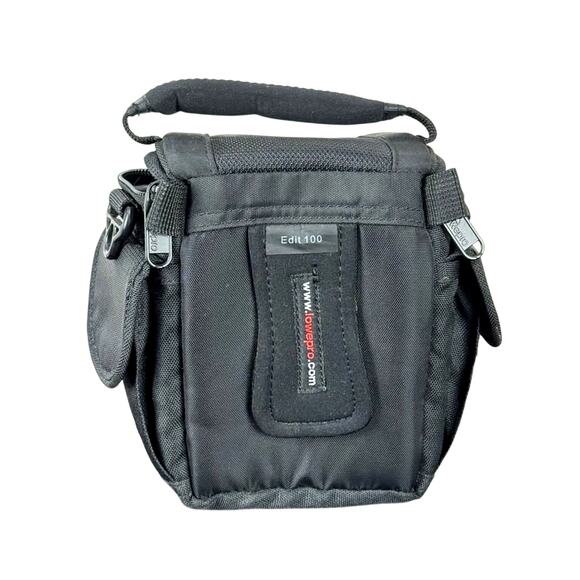 Lowepro Edit 100 Black Camera Multi Pocket Soft Bag Carrying Case - Picture 2 of 3